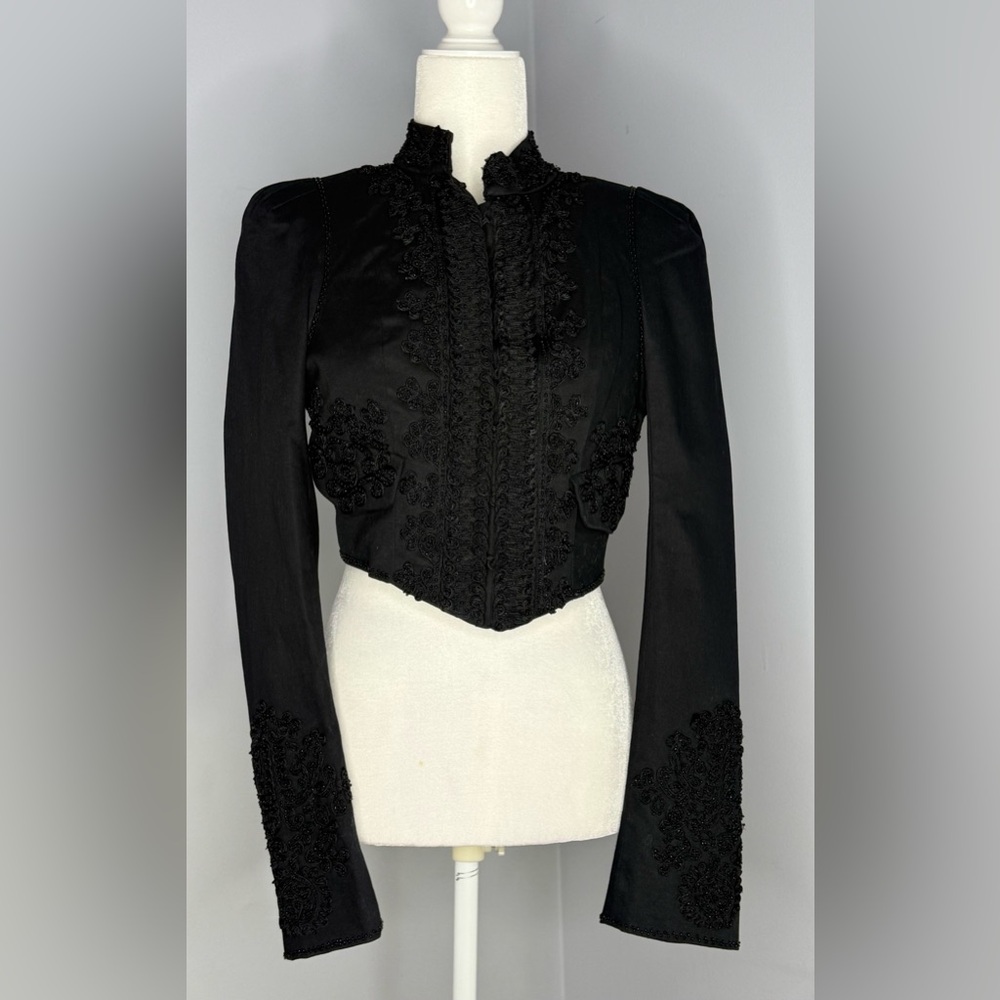 Bebe Black Cropped Jacket NWT - image 1